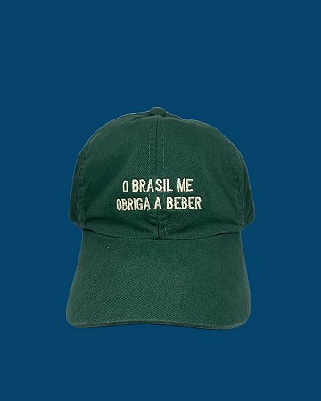 Boné O Brasil me obriga a beber