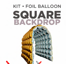 Painel Backdrop kit 24 pçs - 1,40X 2,10