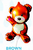 Balão Metalizado Urso Ted Bronw Mini shape 14" Pol. - Celebratoon
