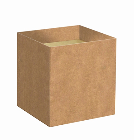 Cachepot Quadrado Liso 11cmx11cmx11cm - 1un.