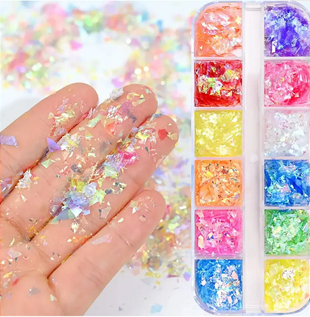 Confete Nacarado Furta Cor para Balão - 15gr