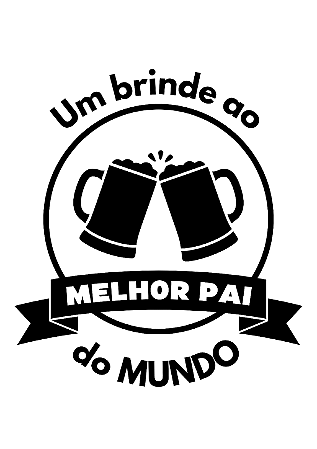 Personalização p/ Balões-BRINDE AO MELHOR PAI-Vinil adesivo