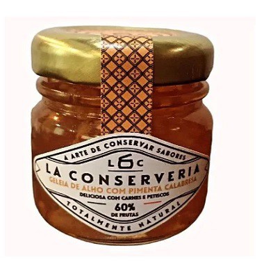 GELEIA DE ALHO COM PIMENTA CALABRESA LA CONSERVERIA 40 GR