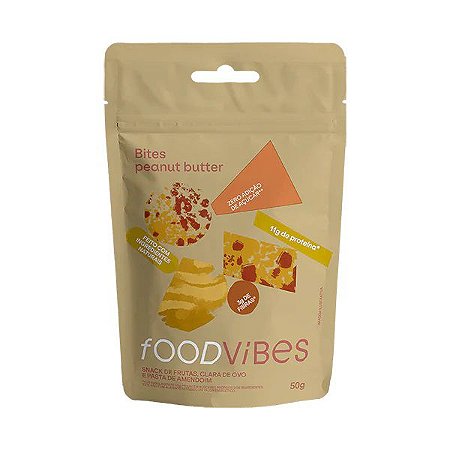BITES PEANUT BUTTER FOOD VIBES 40GR