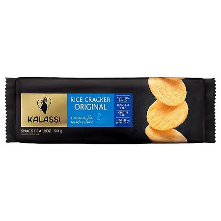 BISCOITO DE ARROZ CRACKERS ORIGINAL TAI KALASSI 100 GR