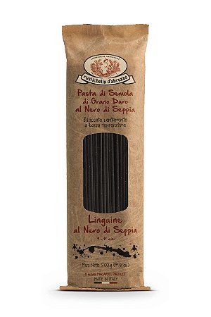 MACARRAO LINGUINE AL NERO DI SEPPIA RUSTICHELLA 500 GR