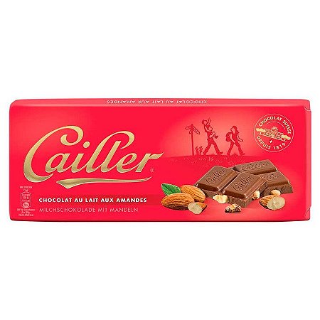 CHOCOL SUI CAILLER AU LAIT AUX AMANDES 100GR