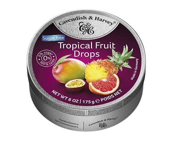 BALA SUGAR FREE TROPICAL FRUIT DROPS CAVENDISH E HARVEY 175