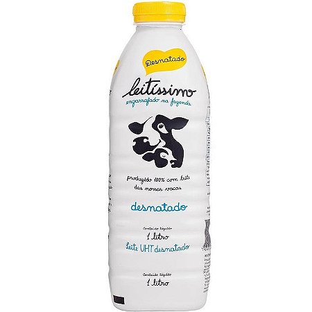 LEITE DESNATADO UHT LEITISSIMO 1L