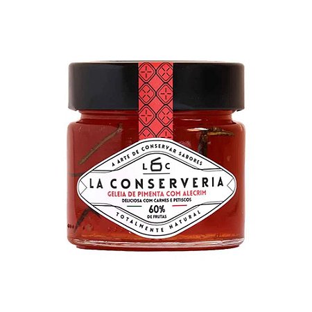 GELEIA DE PIMENTA COM ALECRIM 60 LA CONSERVERIA 230 GR
