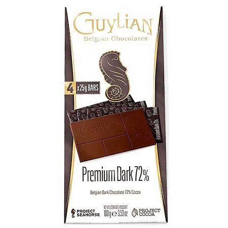 CHOCOL BEL GUYLIAN DARK 72 PORCENTO 100GR