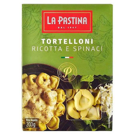 TORTELLINI DE RICOTA DE ESPINAFRE LA PASTINA 200GR