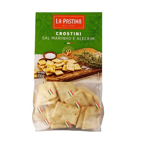 CROSTINI SAL MARINHO E ALECRIM LA PASTINA 200 GR