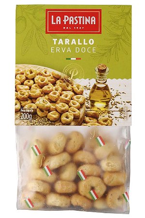 TARALLO COM ERVA DOCE 200GR