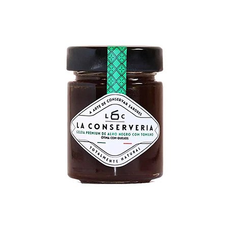 GELEIA DE ALHO NEGRO E TOMILHO LA CONSERVERIA 150GR