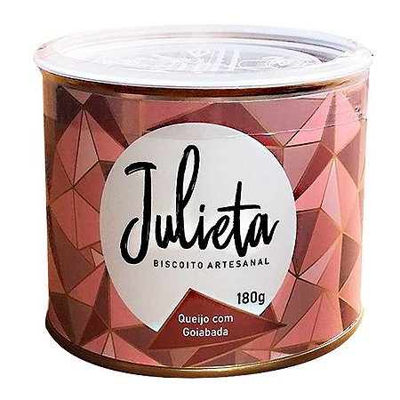 BISCOITO ARTESANAL QUEIJO E GOIABADA JULIETA 180GR