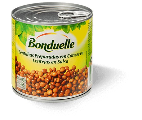 LENTILHA FRA BONDUELLE PREPARADA 400GR