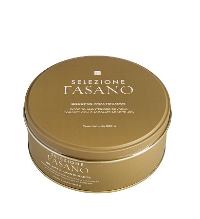 BISCOITO AVELAS COM CHOCOLATE 45% SELEZIONE 360 GR