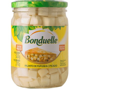 PALMITO BRA BONDUELLE PUPUNHA PICADO 520GR