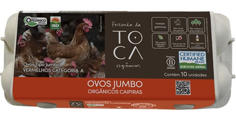 OVOS ORG CAIPIRA JUMBO F TOCA 10UN