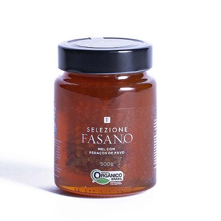 MEL COM PEDACOS DE FAVO SELEZIONE FASANO 500GR