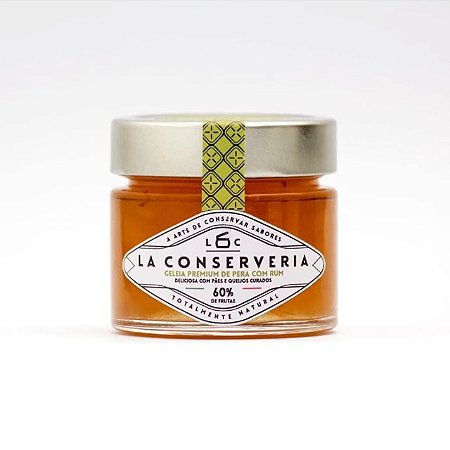 GELEIA DE PERA COM RUM 60 LA CONSERVERIA 40 GR