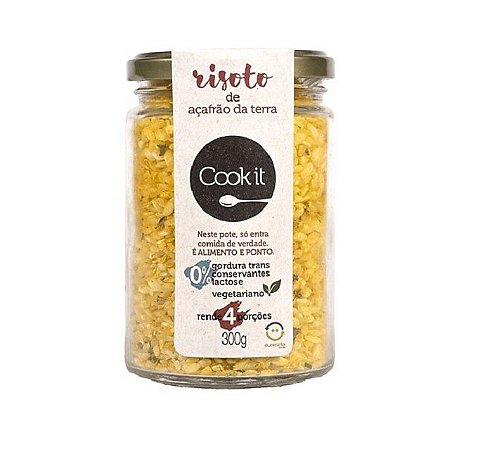 RISOTO DE ACAFRAO DA TERRA COOK IT 300GR