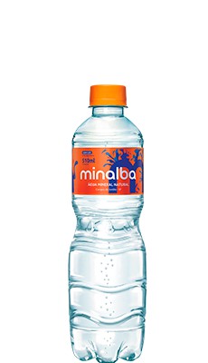 AGUA MINERAL COM GAS GRF PET 510ML MINALBA