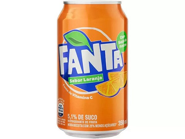 REFRIGERANTE FANTA LARANJA LT 350ML