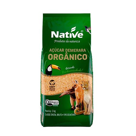 ACUCAR NATIVE DEMERARA ORGANICO 1KG