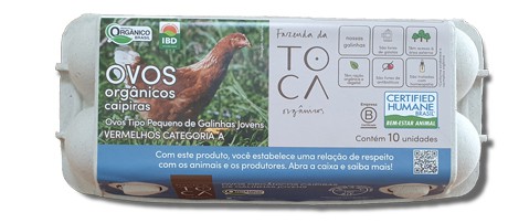 OVOS ORG CAIPIRA PEQUENO VERM F TOCA 10UN