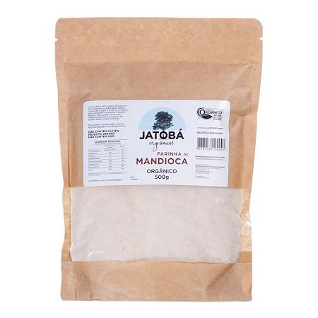 FARINHA DE MANDIOCA ORG JATOBA 500GR