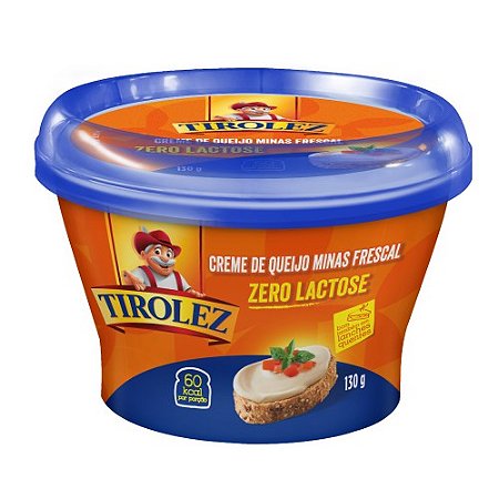 CREME MINAS FRESCAL ZERO LACTOSE TIROLEZ PT 130GR