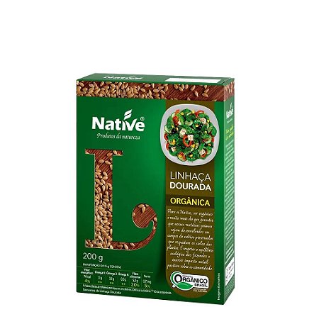 LINHACA DOURADA ORGANICA NATIVE 200GR