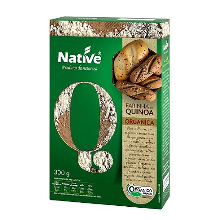 FARINHA DE QUINOA ORGANICA NATIVE 300GR