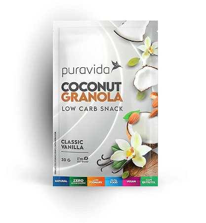 COCONUT GRANOLA CLASSIC VANILLA PURA VIDA 30GR