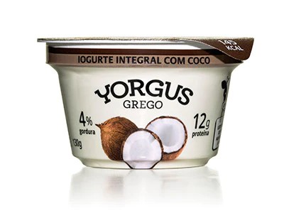 YORGUS GREGO IOGURTE INTEGRAL COCO 130GR