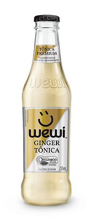 WEWI AGUA TONICA ORGANICA GINGER GARRAFA 255ML