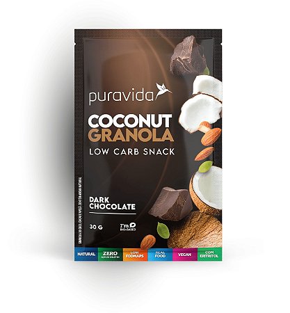 GRANOLA DARK CHOCOLATE PURA VIDA 30GR