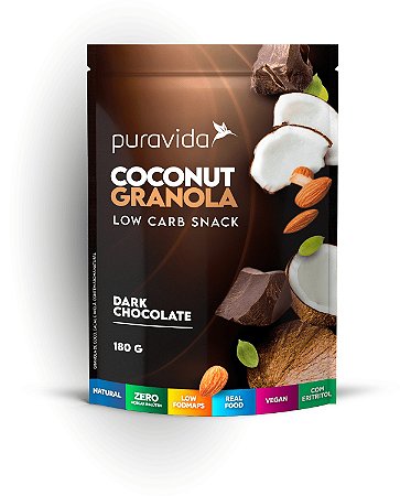 GRANOLA DARK CHOCOLATE PURA VIDA 180GR
