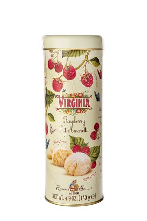 LATA COM AMARETTI MACIOS DE FRAMBOESA 140 GR