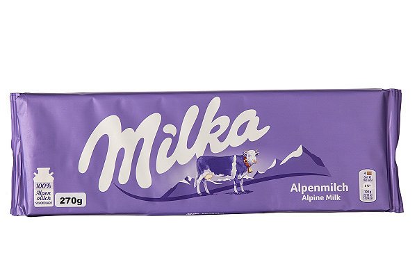 CHOCOLATE MILKA AO LEITE ALPINE 270GR