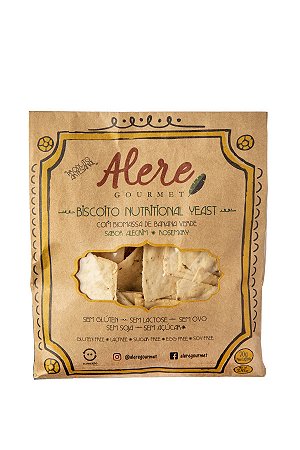 BISCOITO NUTRITIONAL YEAST E ALECRIM ALERE 70GR