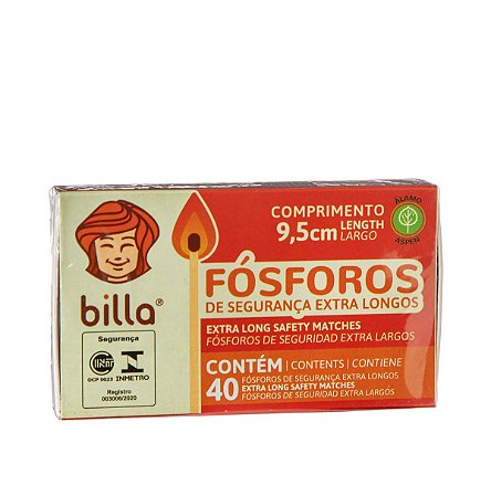 FOSFOROS DE SEG EXTRA LONGOS 40 UN BILLA