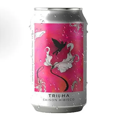 CERVEJA SAISON HIBISCO TRILHA 350 ML