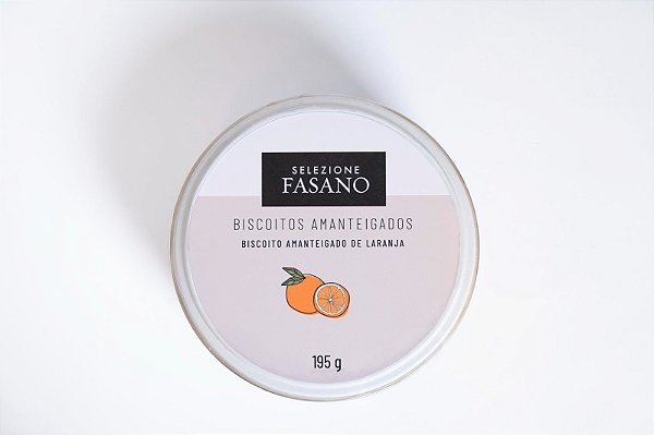 BISC AMANTEIGADO DE LARANJA SELEZIONE FASANO 195GR