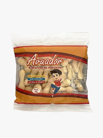 Biscoito de Polvilho Avuador Tradicional - Caixa com 34 pacotes de 30gr