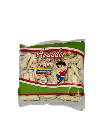 Biscoito de Polvilho Avuador Chia e Linhaça - Caixa com 34 pacotes de 30gr