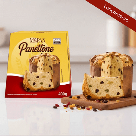 Panettone de Frutas 400 g – M&PAN