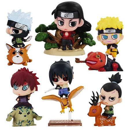 Miniaturas Bonecos de Naruto (Sasuke Classico)